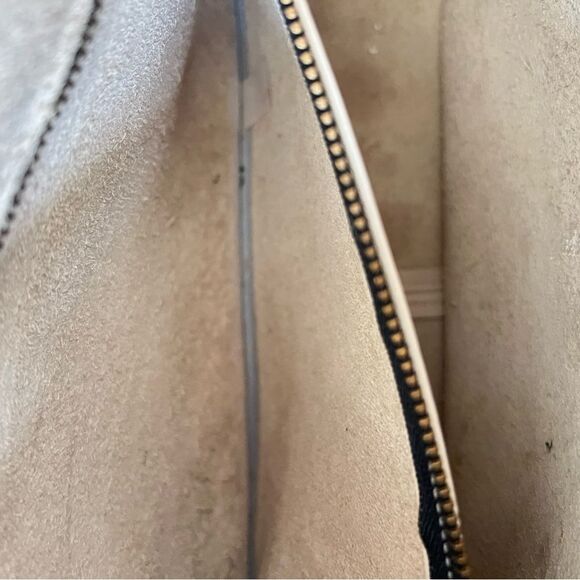 Vintage COACH City Bag Bone Leather Shoulder Crossbody Handbag - Picture 13 of 15